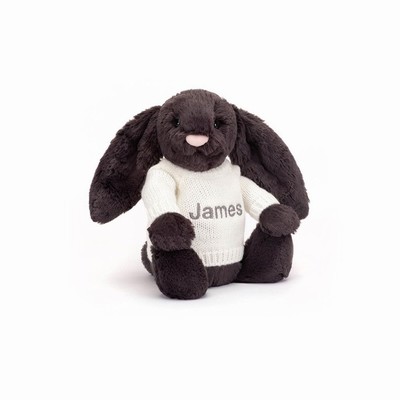 Jellycat Bashful Inky Konijn with Cream Jumper | KS1954702